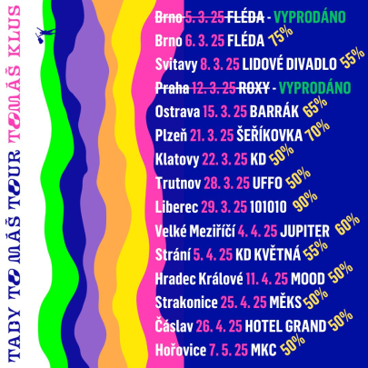 Tady To Máš Tour startuje příští týden!
