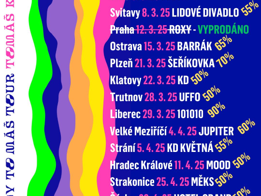 Tady To Máš Tour startuje příští týden!