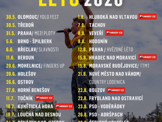 Léto je za dveřmi. Kde se potkáme?